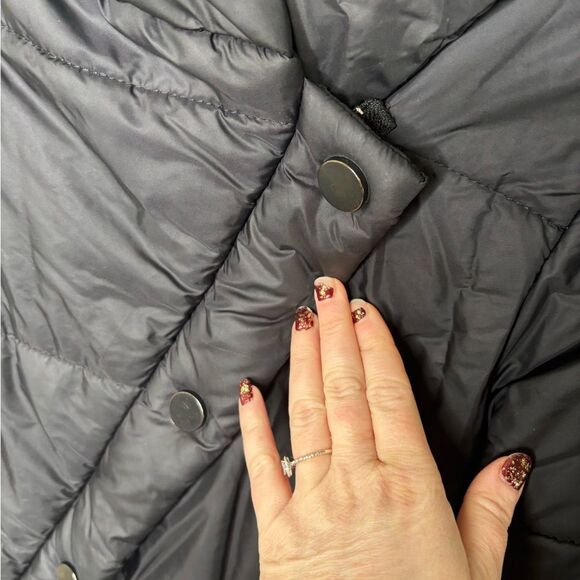 AAKASHA small Side Zippered Quilted Jacket $233 value asymmetrical avante garde - Picture 8 of 9